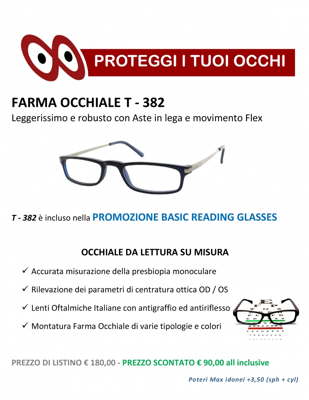 PROMOZIONE BASIC READING GLASSES - outlook-outlet dell'occhiale