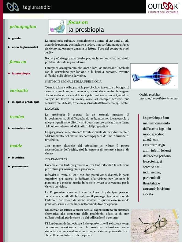 da tagiura sedici maggio 2012 - pag. 2 - outlook-outlet dell'occhiale